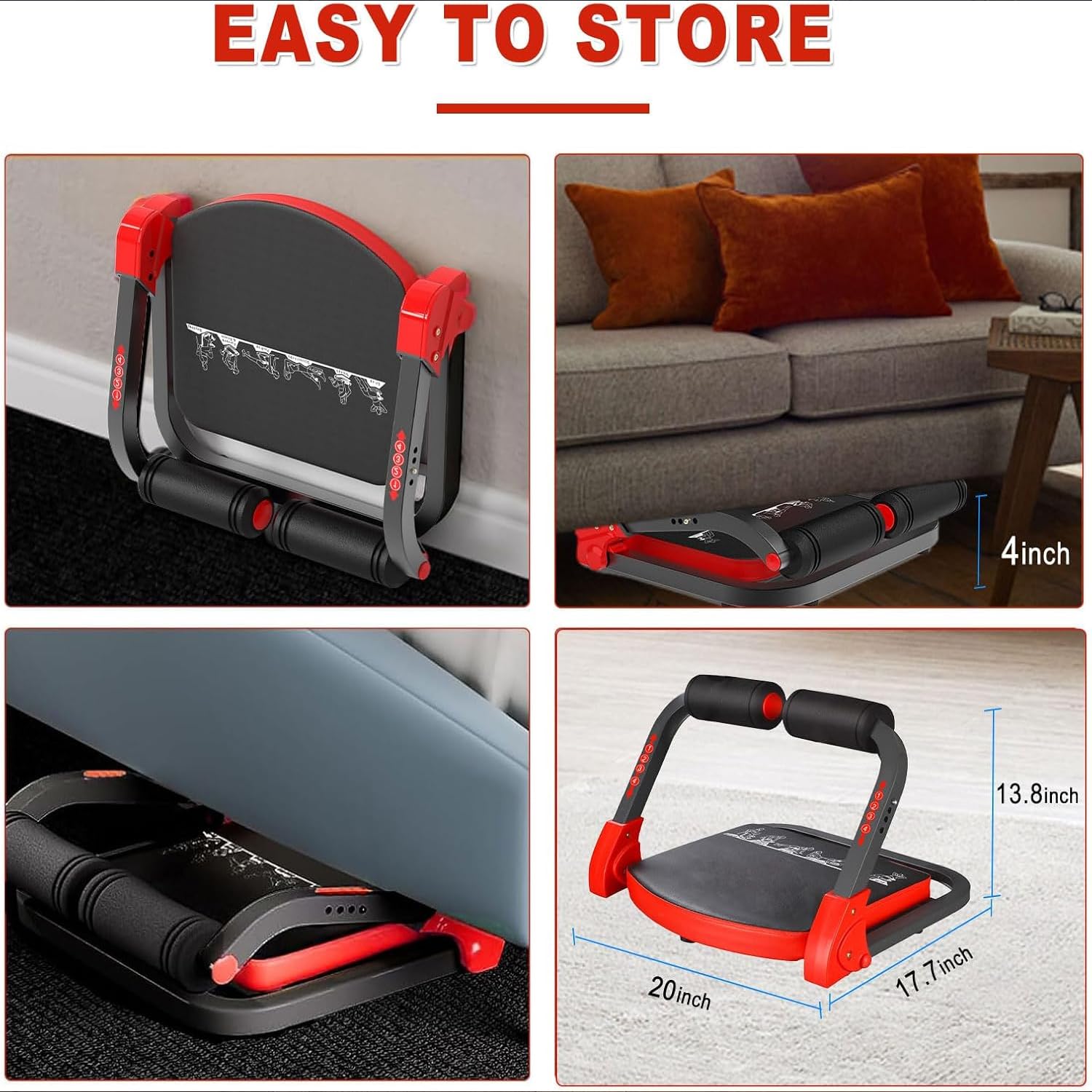 Buy Now Ab Machine For Home Gym | Adjustable Ab Trainer With 3 Resis... 6 Buy Now Ab Machine For Home Gym | Adjustable Ab Trainer With 3 Resis...