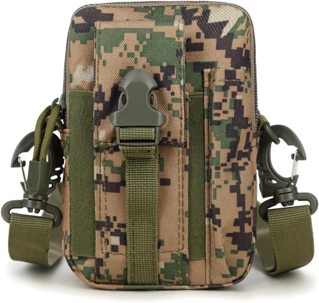 Tactical Molle Pouch – Outdoor Sports Waist Bag,...