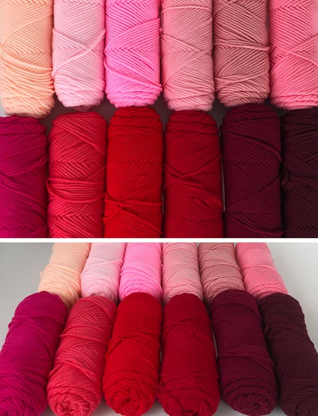 Gruba przędza szenilowa, 100 g motków przędzy dziewiarskiej, 8 nitek nici, grubość 3 mm, 110-130 m na kłębek(12 Rollsred Pink,100g/roll)
