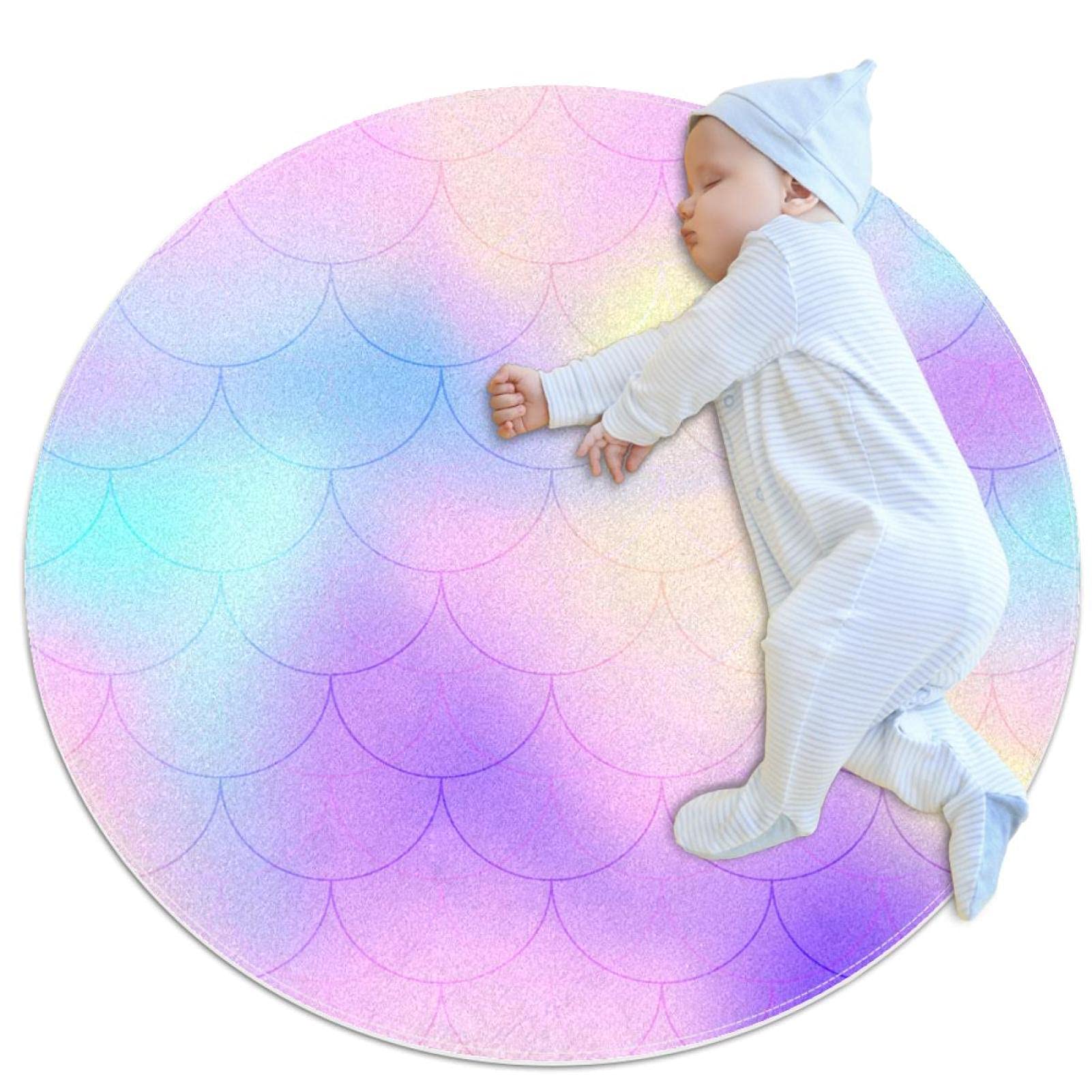 Tapis ronds mous antidérapants Balance pour éviter les glissades de sol