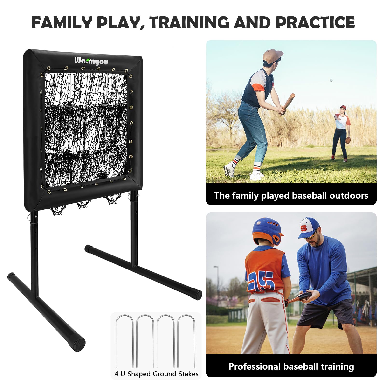 Pitching Net With Strike Zone For Home Use - Pitching Net For Home Use - View #4