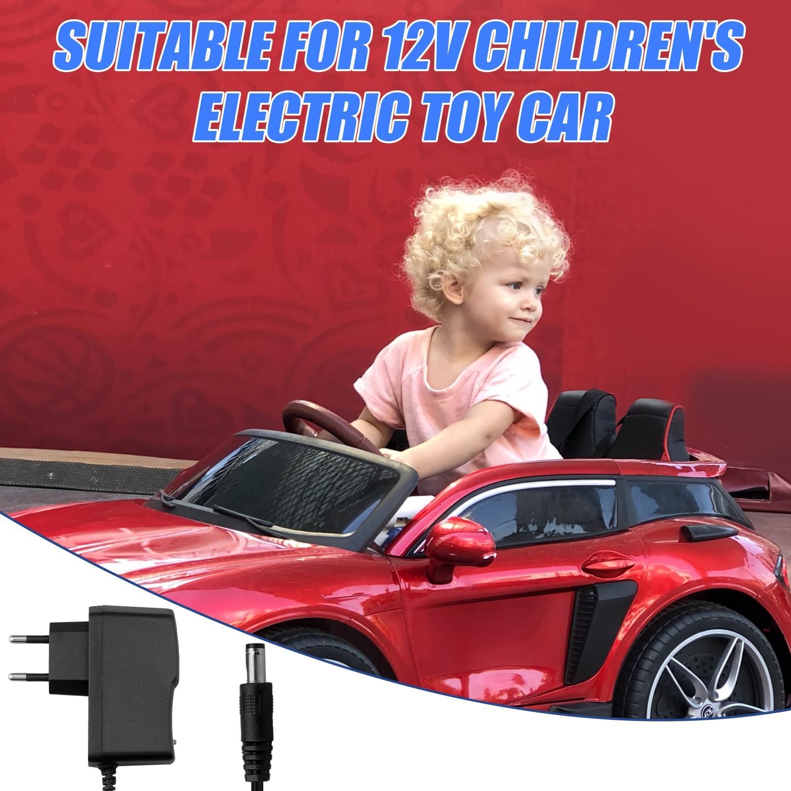 Caricabatterie 12V Per Auto Giocattolo Elettriche - Per Bambini, Moto, SUV, ATV - Foto 3