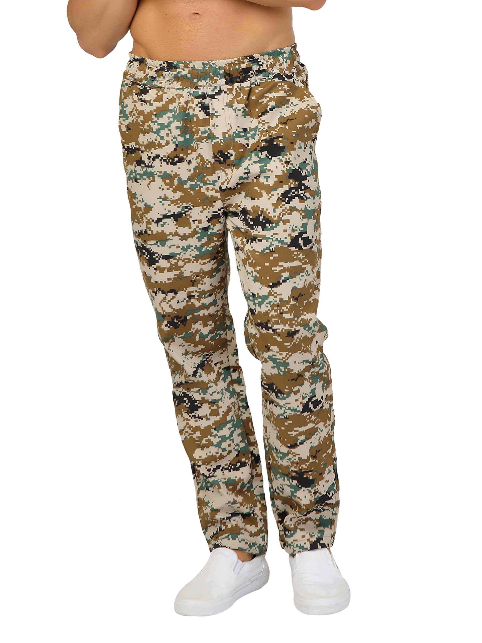 Men's Regular Fit Army Printed Pyjamas Pant-image-13