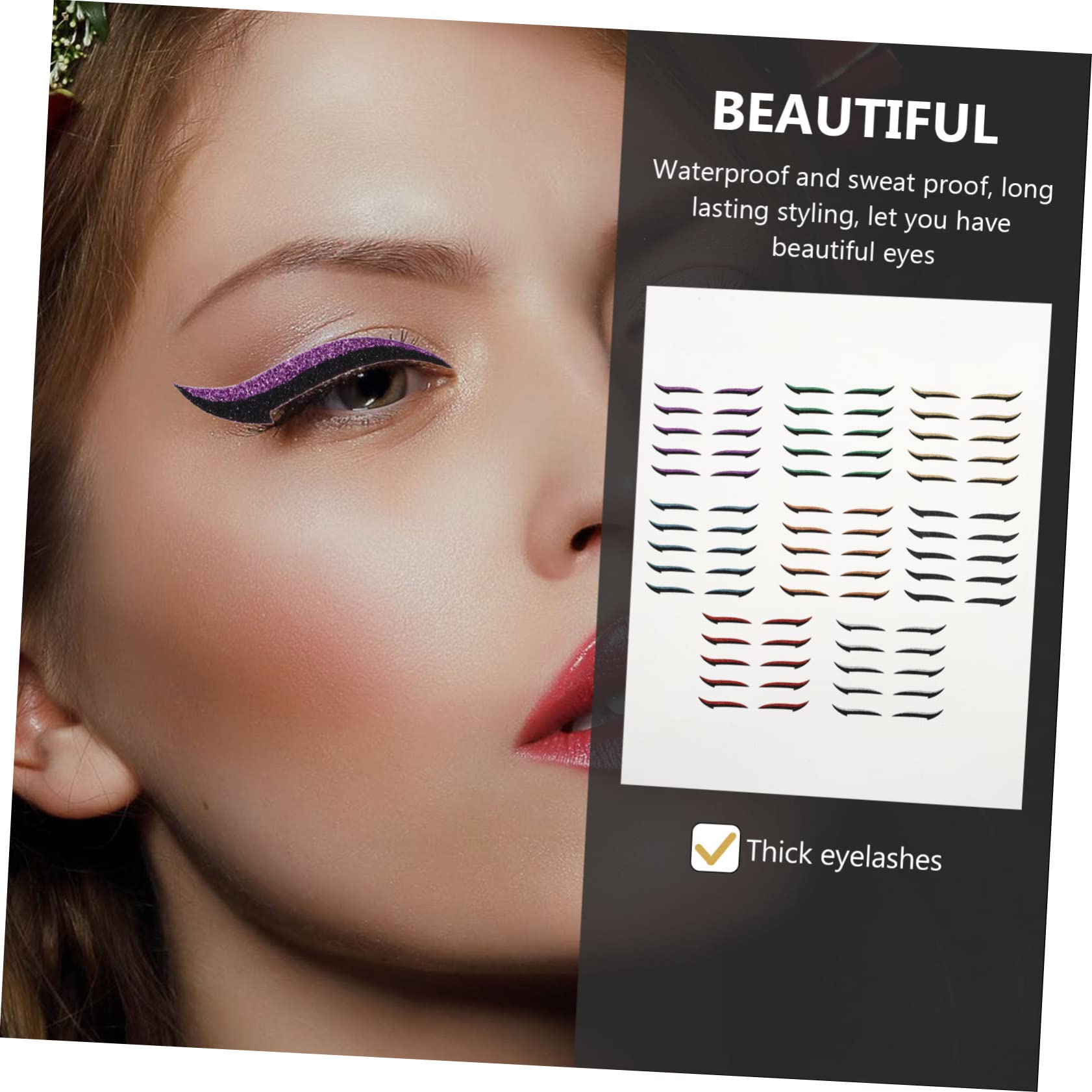 Healvian 200paires Autocollants De Maquillage Pour Yeux De Strips Double Eyelid Éléments De Mode Pour Halloween Soirées Cosplay Et Autres Occasions