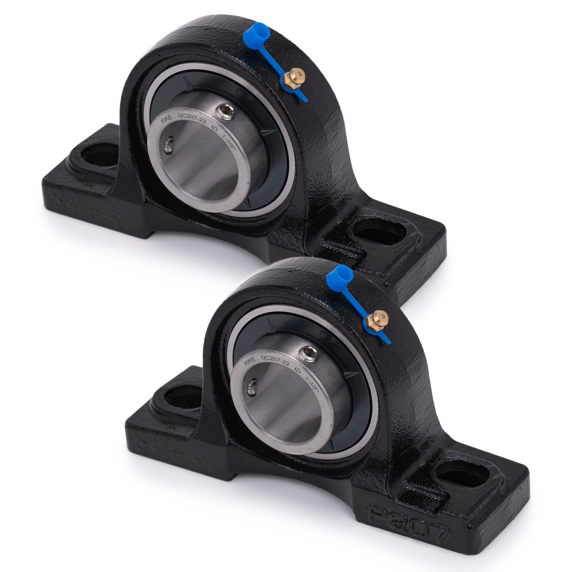 Photo 1 of XiKe UCP207-22 Pillow Block Mounted Ball Bearings - 1-3/8" Bore