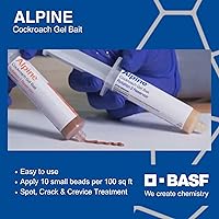 Vista 2 de BASF Alpine Rotation 2 - Asesino de cebo de gel para cucarachas para control de infestaciones en interiores o exteriores, aplicador de jeringas