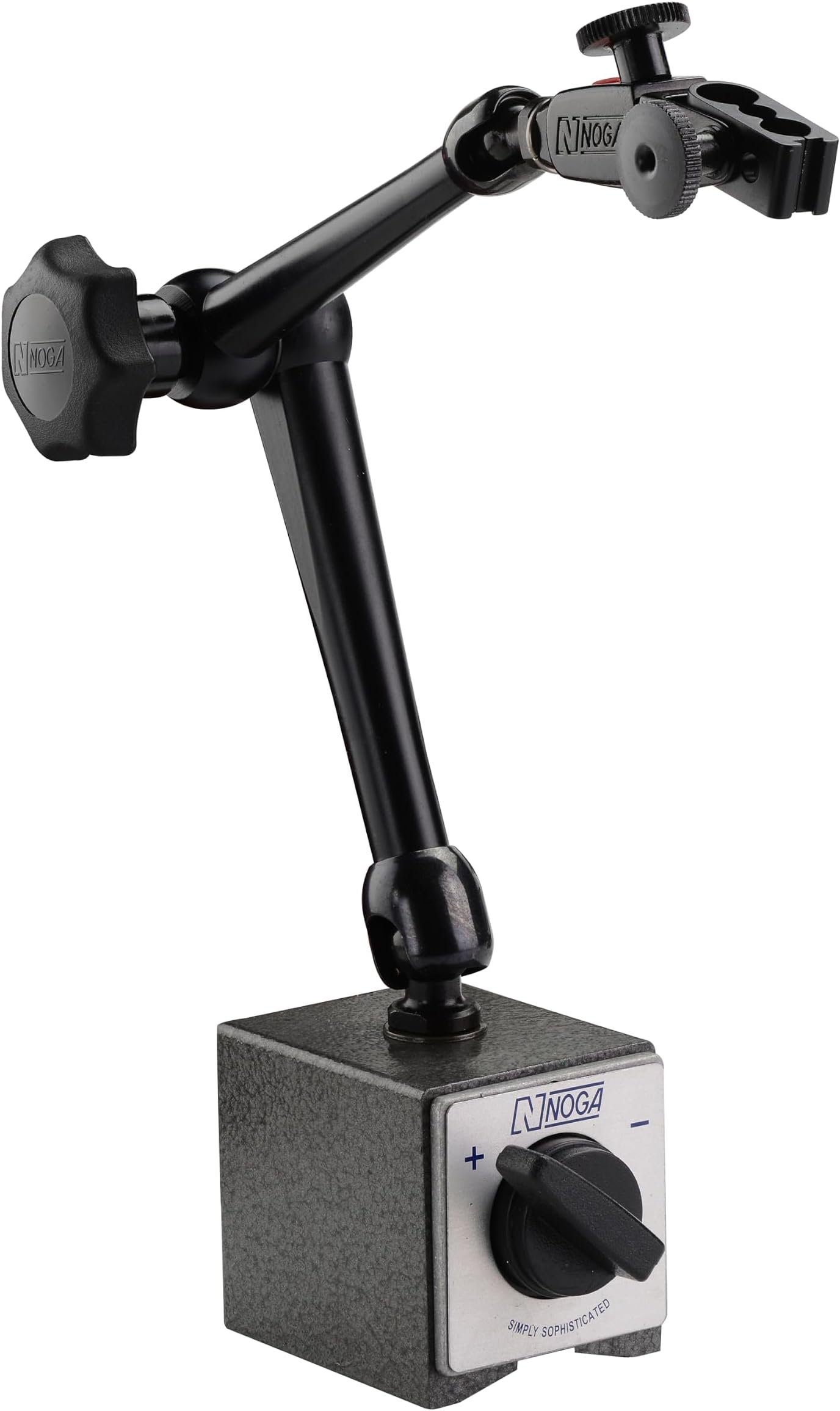 Noga DG61003 Regular Duty Dial Gage Holder Mag Base w/Metal Fine Adjust