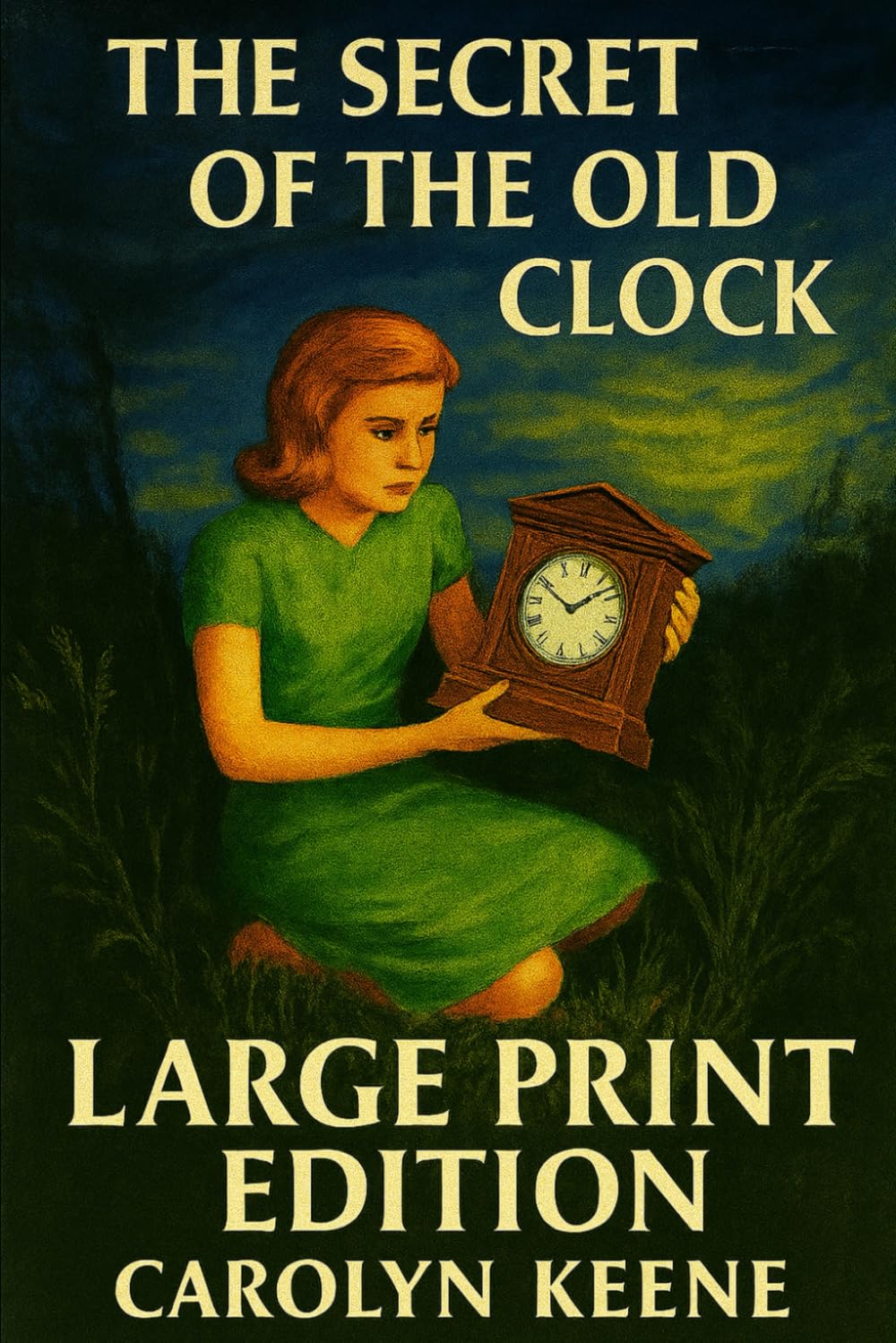 THE SECRET OF THE OLD CLOCK: Large Print Edition