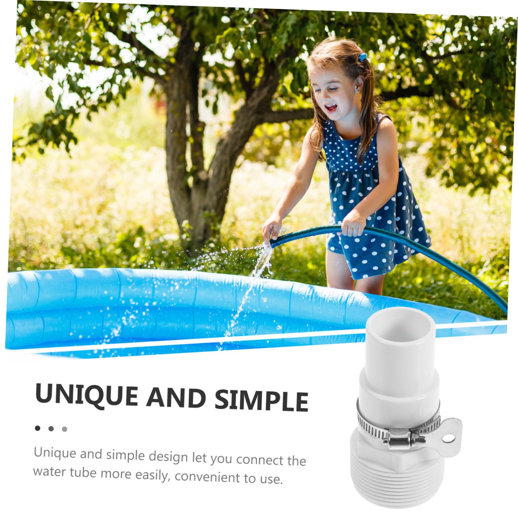 Sosoport 3 Juegos De Adaptador De Manguera De Piscina Adaptador De De Piscina Suministros De Repuesto para Adaptadores De De De Repuesto Adaptadores De