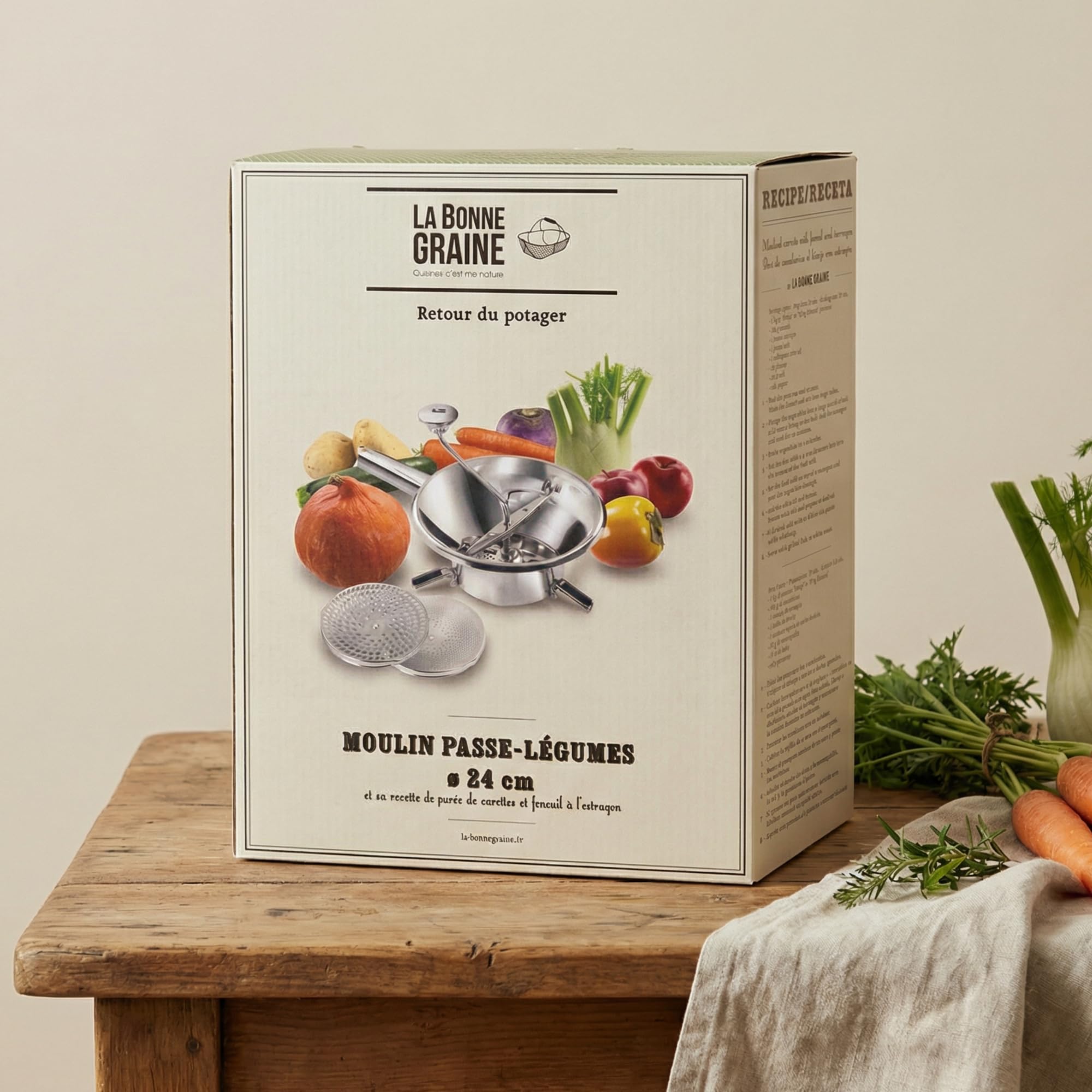 Amazon｜Louis Tellier(LT) 18-10 ムーラン 24cm 刃3枚付 N3004BG