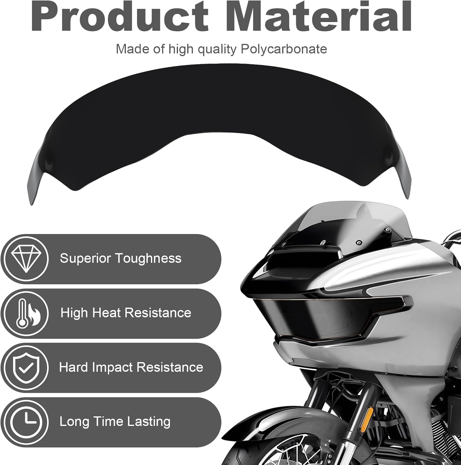 Headlight Lens Cover for Harley, Front Headlamp Protection Cover Waterproof Anti-scratch Lenses Guard for Harley Davidson CVO Road Glide FLTRXSE 2023-2025/ST 2024-2025 Accessories