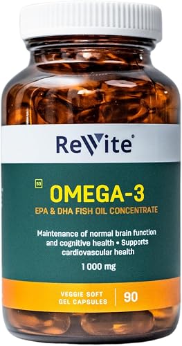Revite Omega-3 1000mg Vegicap 90 Softgels