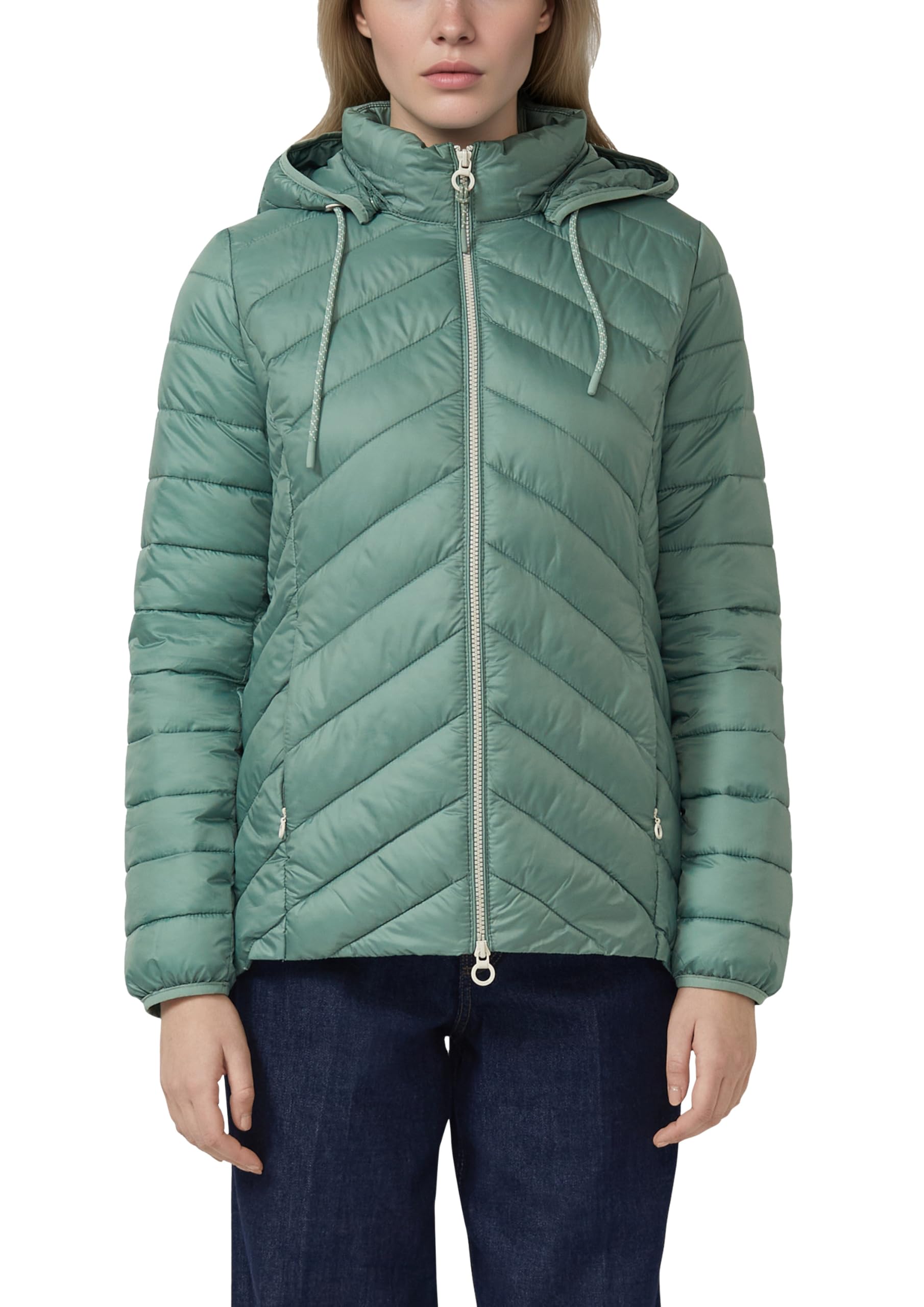 s.Oliver Gesteppte Jacke mit abnehmbarer Kapuze im Slim Fit