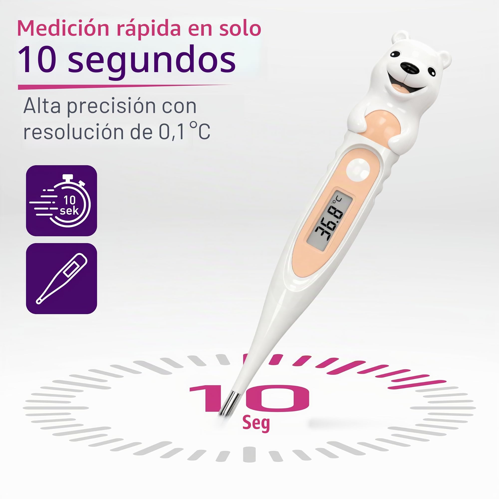 Termómetro Scala Digital SC 44 Flex Speed Oso Polar