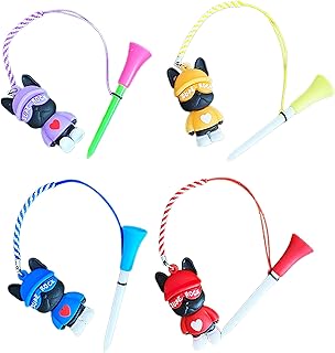 Felimoa ゴルフティー ピン ゴルフグッズ コンペ ワンちゃんマスコット 4種セット