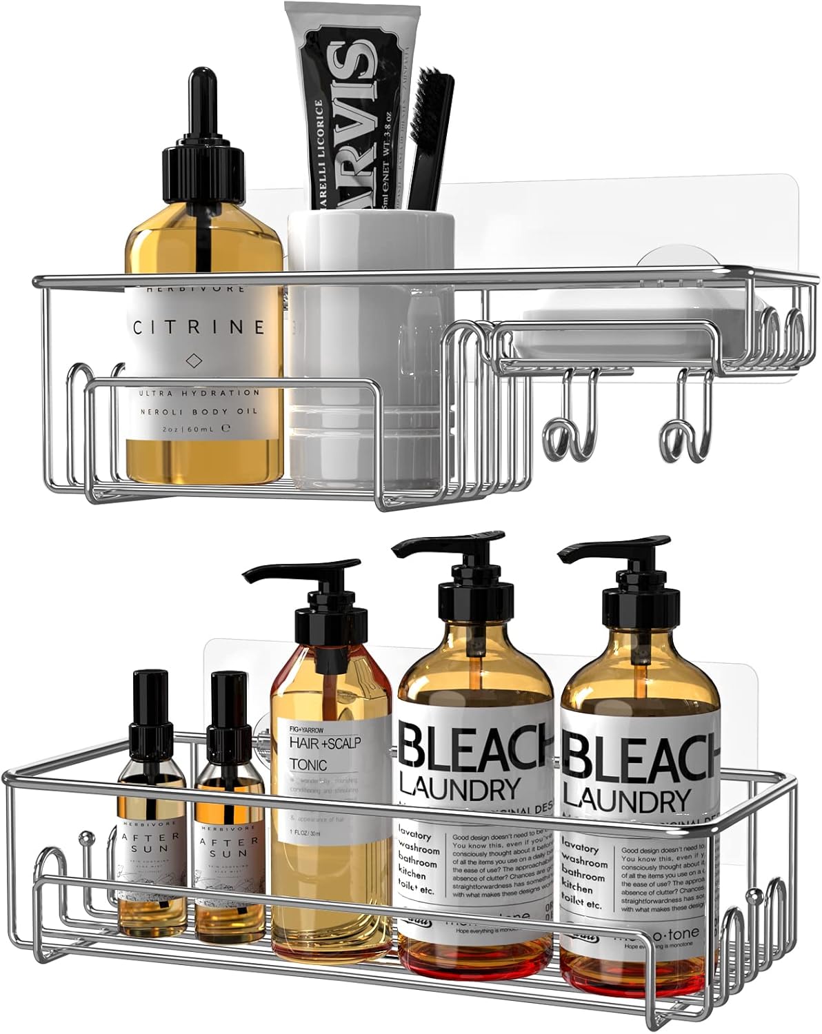 HOMEASY Shower Caddy Rack Organizer Wall Mount, rv Shower