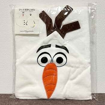 アナと雪の女王　式パット　ブランケット　ミニオンフード付きバスタオル 公式】ディズニーストア.jp | ワイドバスタオル アナと雪の女王