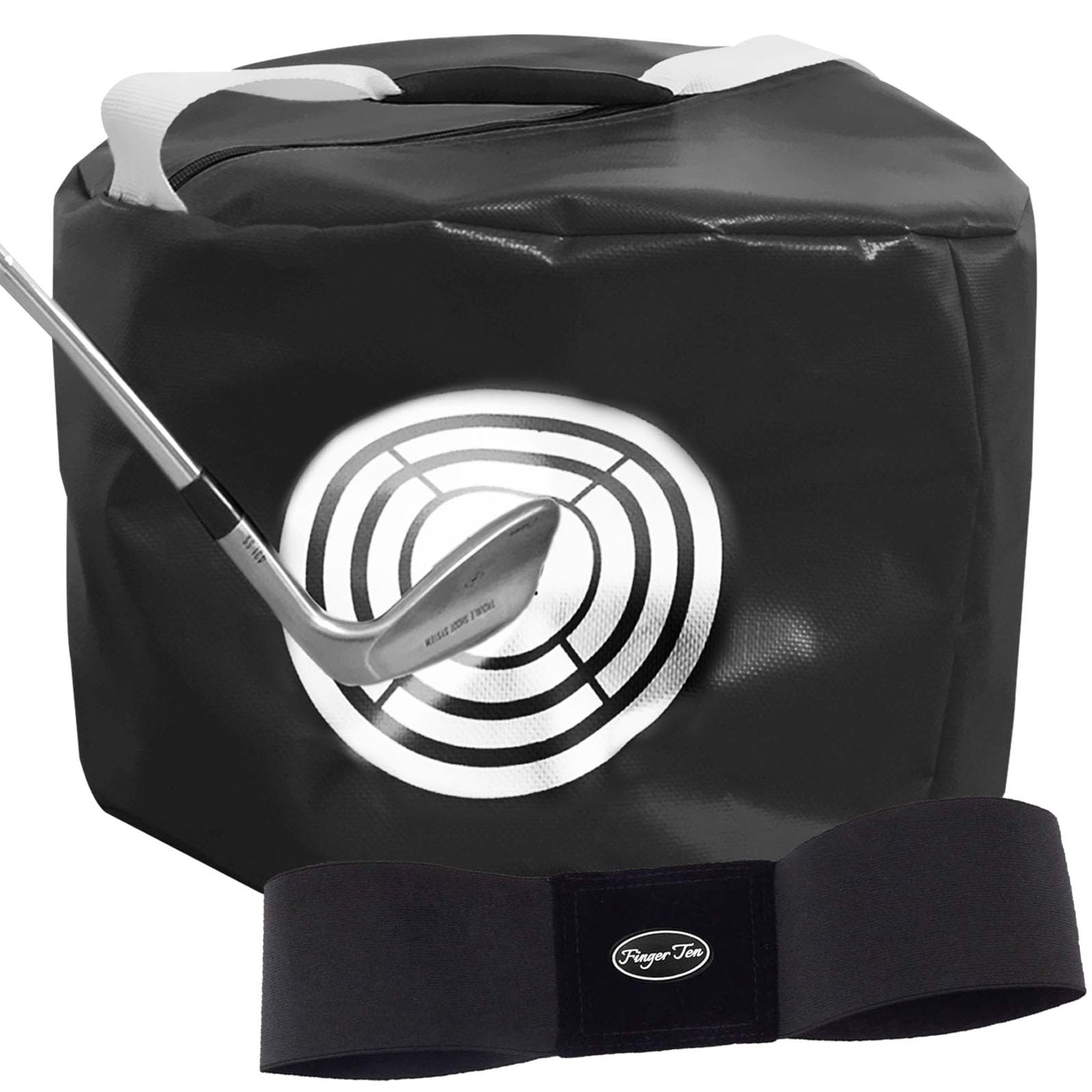 Golf Impact Bags Power Smash Hitting Bag with Arm Band Upgrade Swing Trainer Training Aids Waterproof Durable Gifts for Men Women Golf Impact Bags