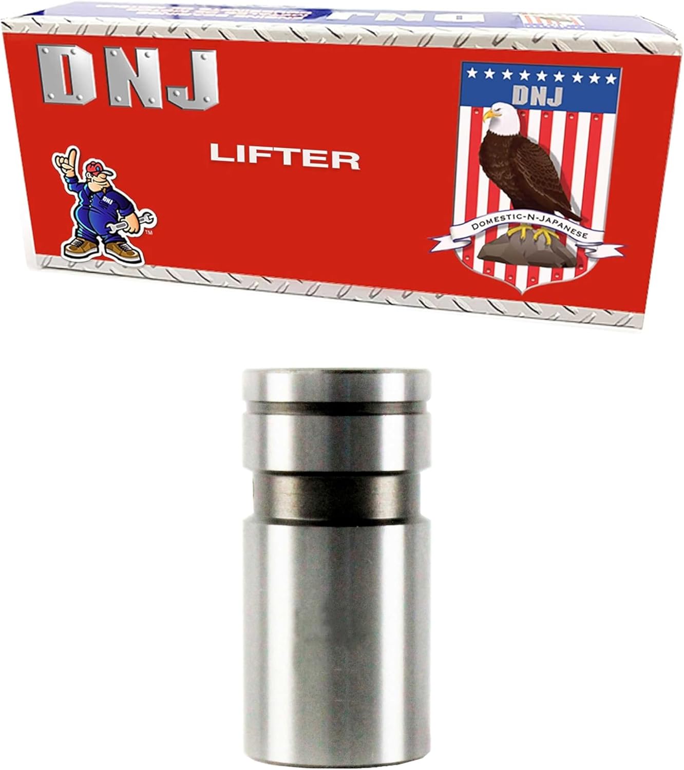 DNJ LFK81122 Valve Lifter Kit For 72-06 Jeep Dodge Chrysler Plymouth 2.5L-5.9L Set of 8 Valve Lifter Kit