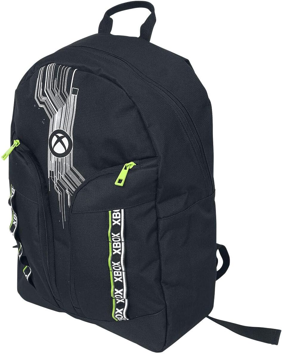 Xbox Backpack Bag The X Controller Classic Logo Official Black Sports & Outdoors