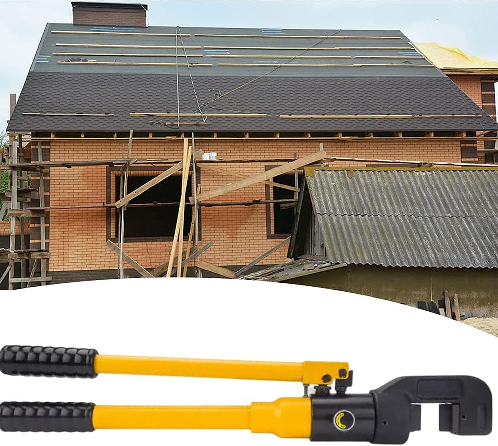 Handheld Steel Bolt Chain Cutting Tool 10T Steel Bolt Cut Tool Portable Hydraulic Rebar Cutter Shear Range Φ4-Φ22mm