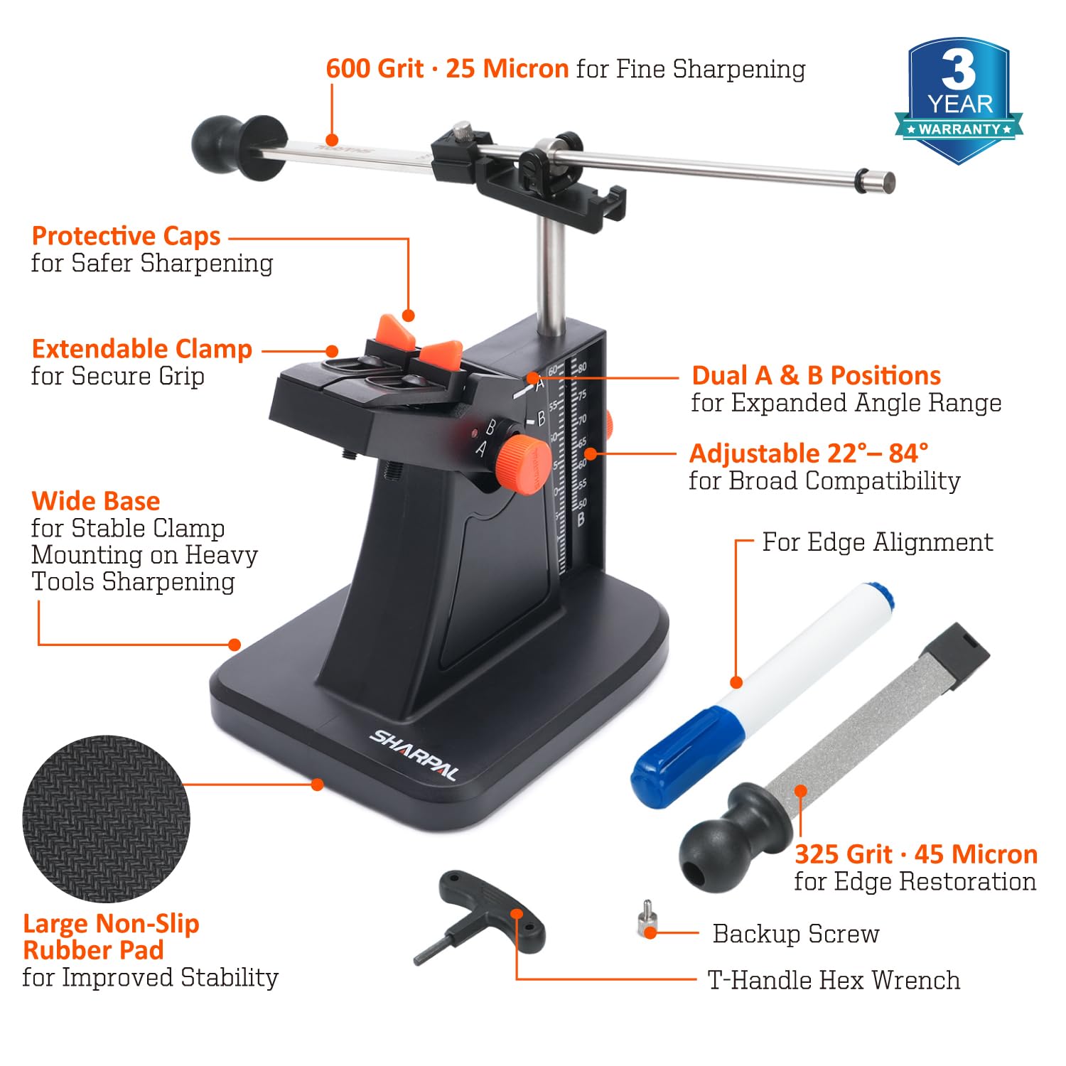 Amazon.com: SHARPAL 201H Scissor Sharpener – Adjustable 22°-84