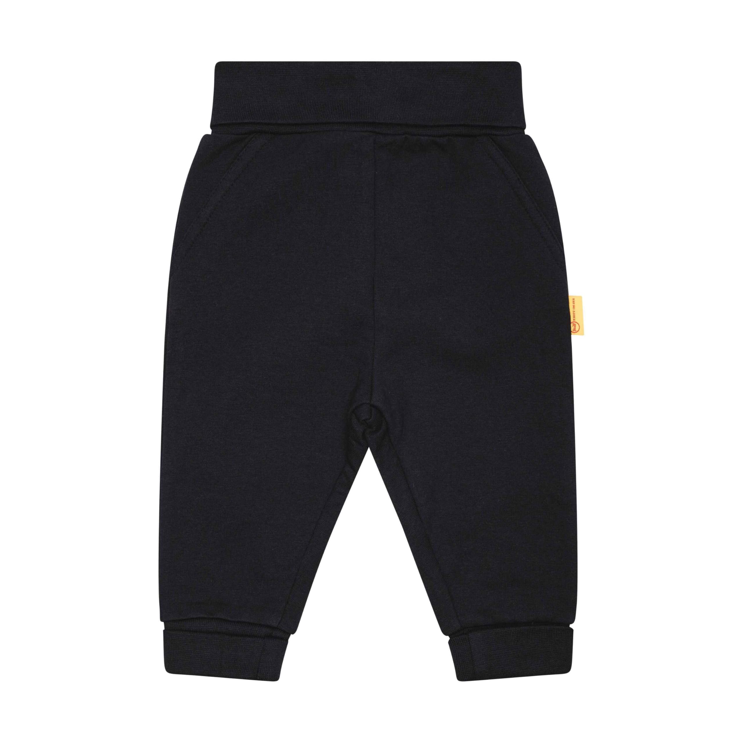Steiff Unisex Baby Jogginghose Jogger mit Beinbündchen