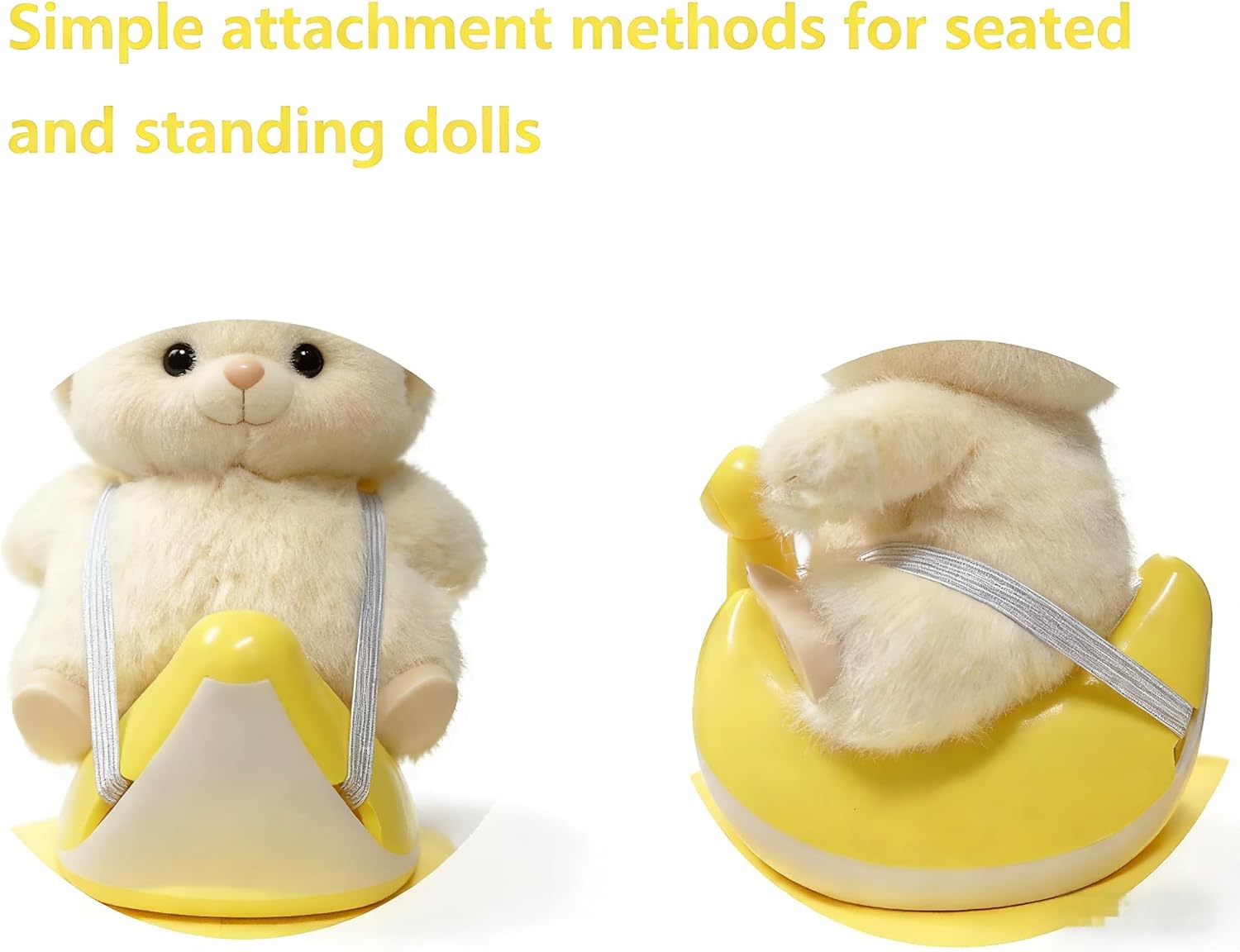 Miniature Furniture Accessories for Labubu 17cm Dolls, Swing Chair/Rocking Horse Compatible with 15cm/17cm Collectible Figures, No Doll (Rocking Horse)