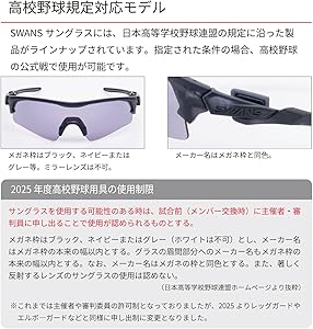 FACEONE　ULTRA LENS for BALL SPORTSモデル Amazon | SWANS(スワンズ) スポーツ サングラス FACEONE フェイスワン