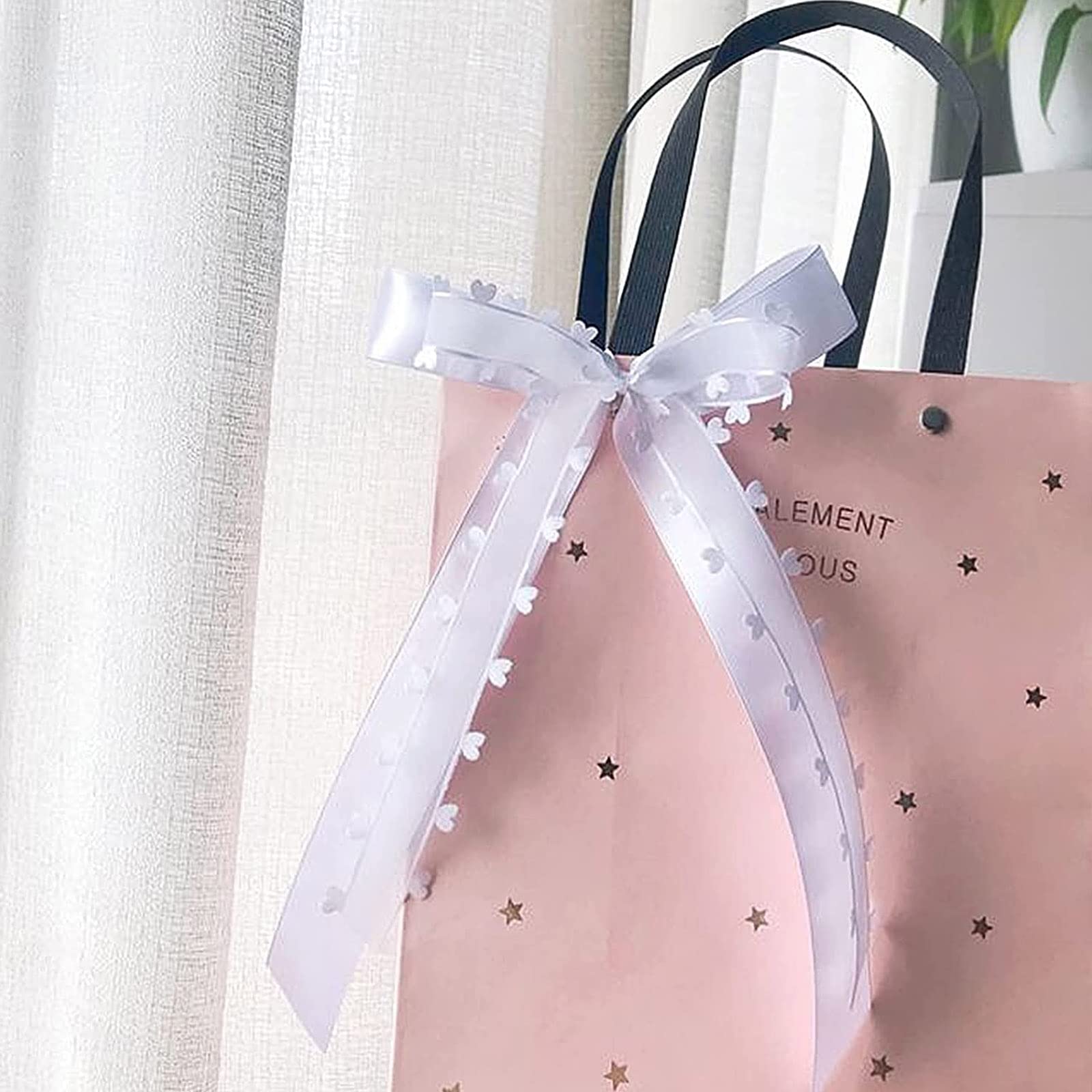 Pmnzdy Fiocco per auto, 2 pezzi, fiore di seta, simulazione di fiori, decorazione per auto, specchietto retrovisore, per matrimonio, per chiesa, auto