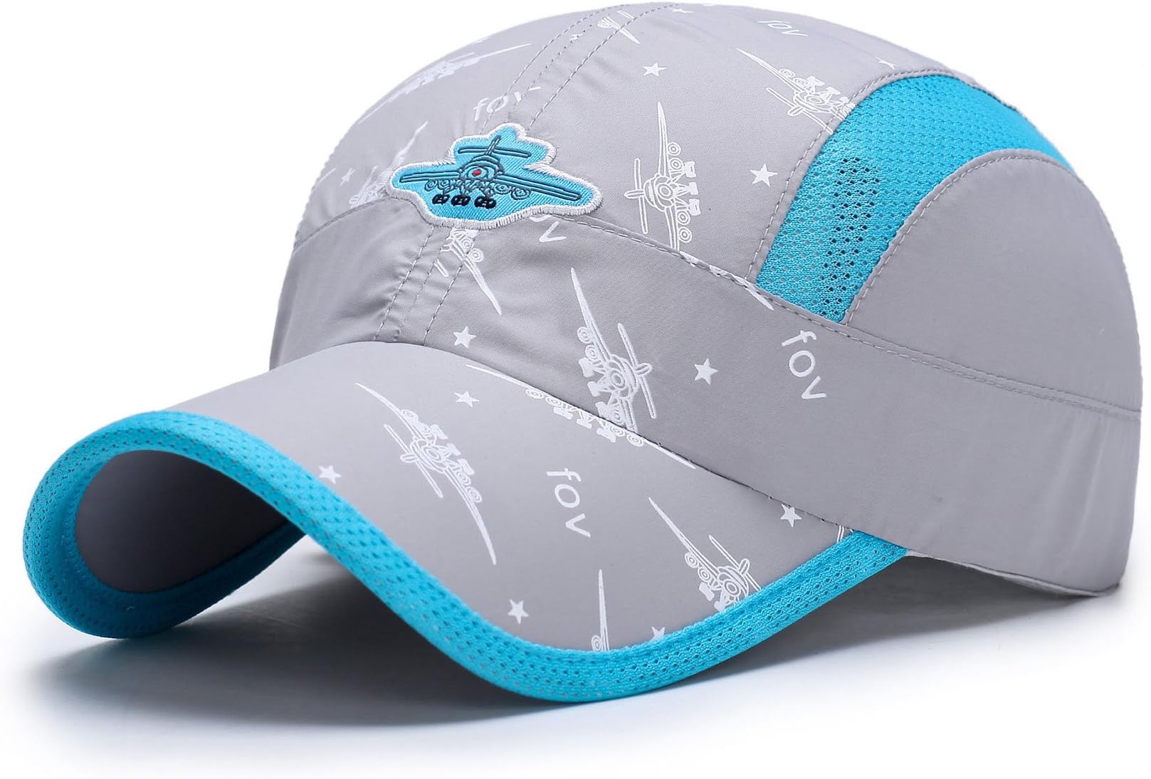Kids Lightweight Quick Drying Sun Hat Airy Mesh UV Protection Caps Boys Girls UPF50 Baseball Caps Run Beach Water