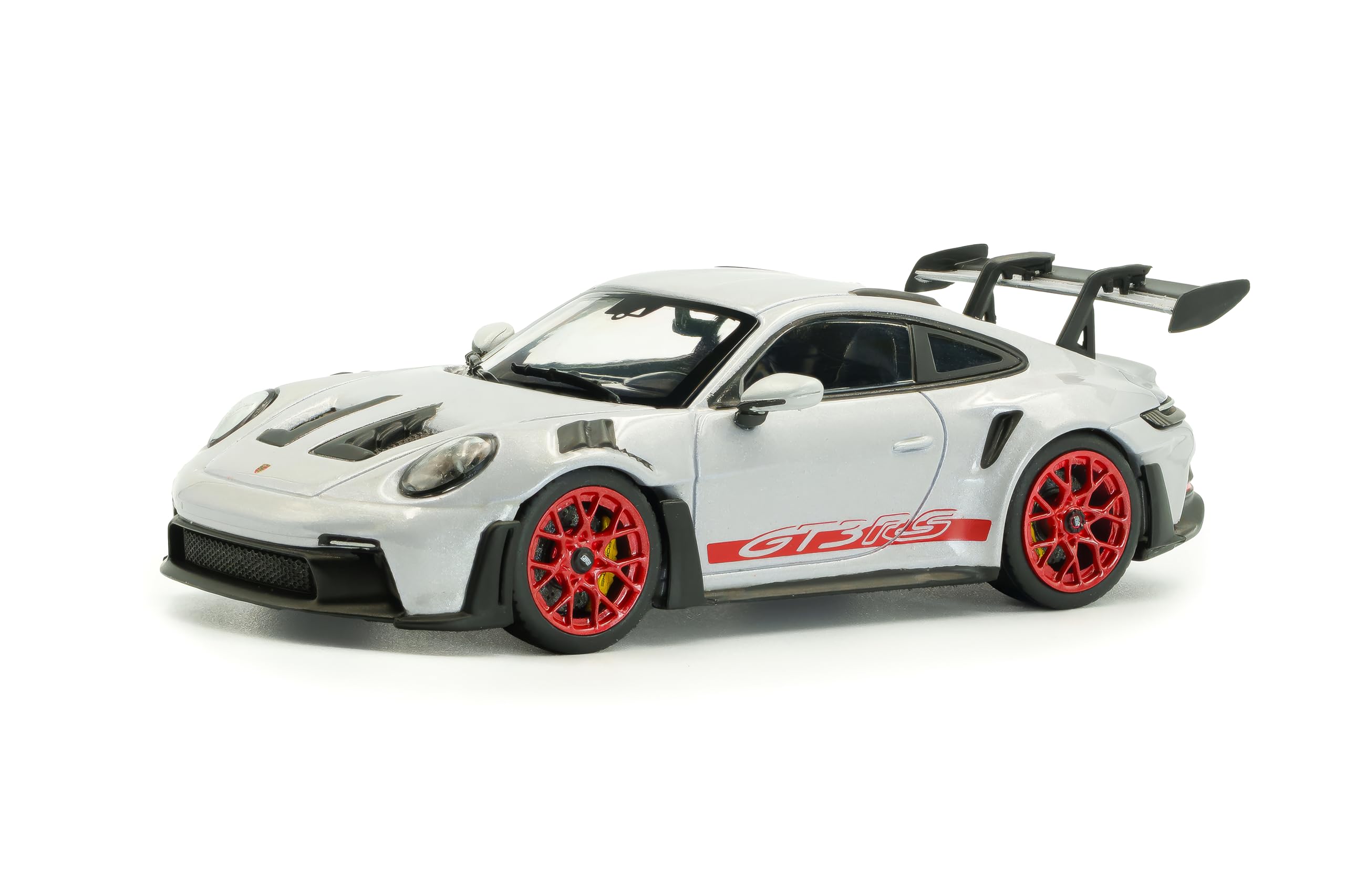 1:43 Porsche 911 (992) GT3 RS Ice Grey Metallic W/PYRO Red 2023