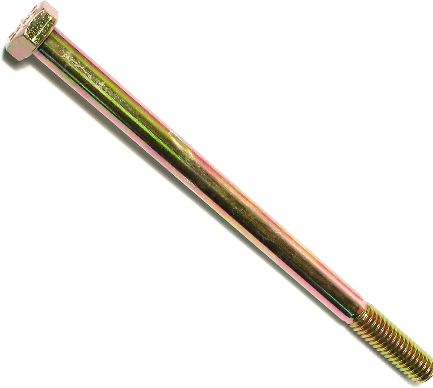 Grade 8 Hex Cap Coarse Large Bolts, Bulk Pack, Steel Hex Bolts for Construction, Home Improvement, 5/16-18 x 6, Pack of 25