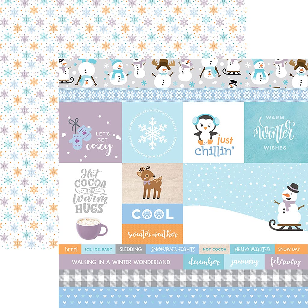 Papier de scrapbooking multicolore Just Chillin' pour ne plus manquer d'idées déco