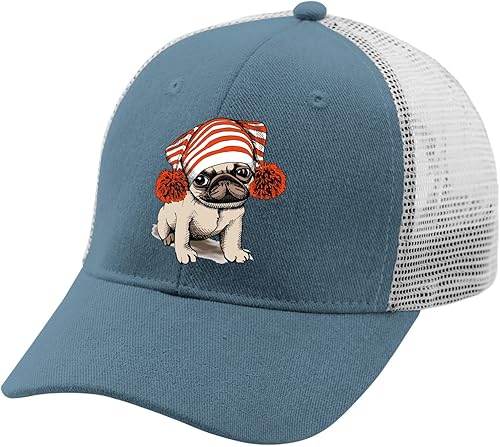 Miniatura 2 de Baseball Caps Pug Dog Dad Hat, Vintage Hats for Women