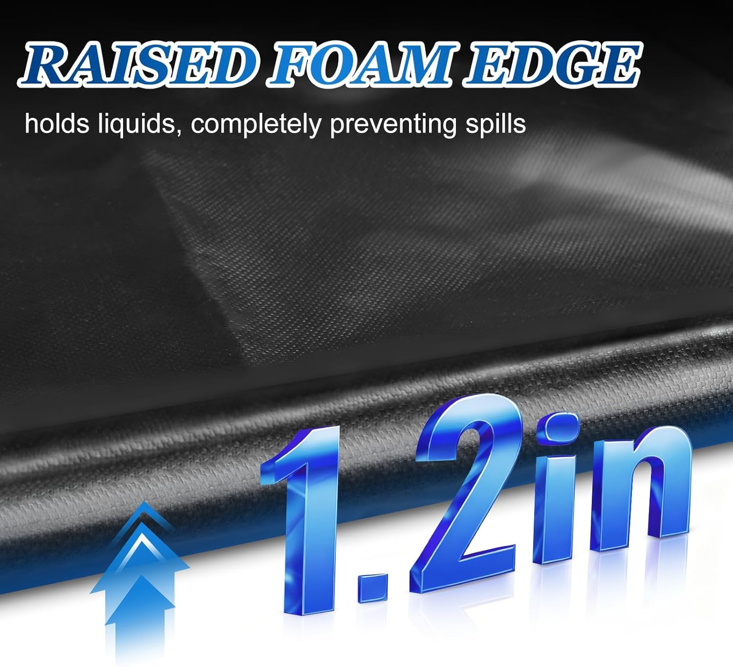 Non-Slip Garage Floor Mat(7'X9'), Upgraded PVC Containment Mat with a Rubber Wiper and Stay Put Corners - Heavy Duty Waterproof Protection from Snow, Rain and Mud for Cars, SUV, Trucks