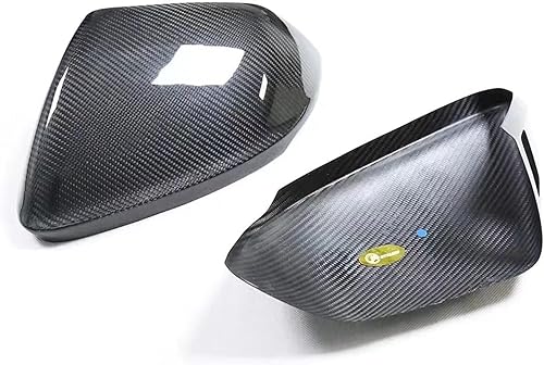 Vista 3 de Mirror Cover, Compatible for Lamborghini Urus Q8 SQ8 RSQ8 2018+, with Lane Assist Carbon Fiber Car Rear View Cap Rearview Shell Add On.