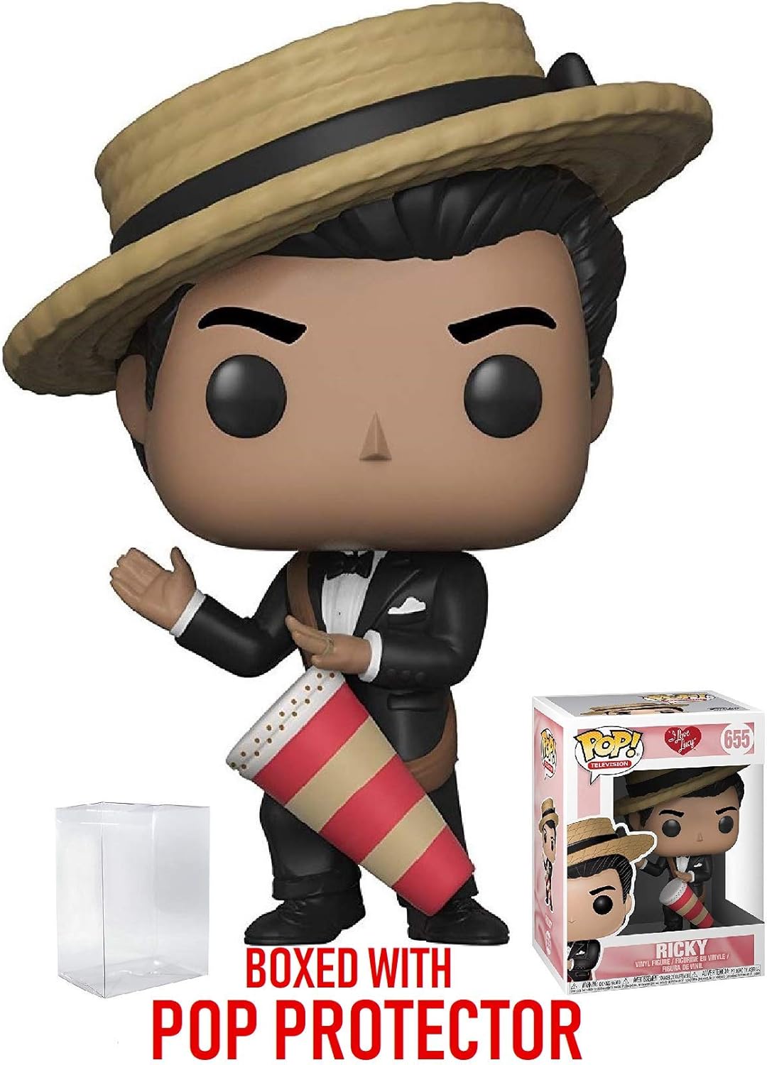 Funko Pop! TV: I Love Lucy - Ricky Ricardo Vinyl Figure (Bundled with Pop Box Protector Case)