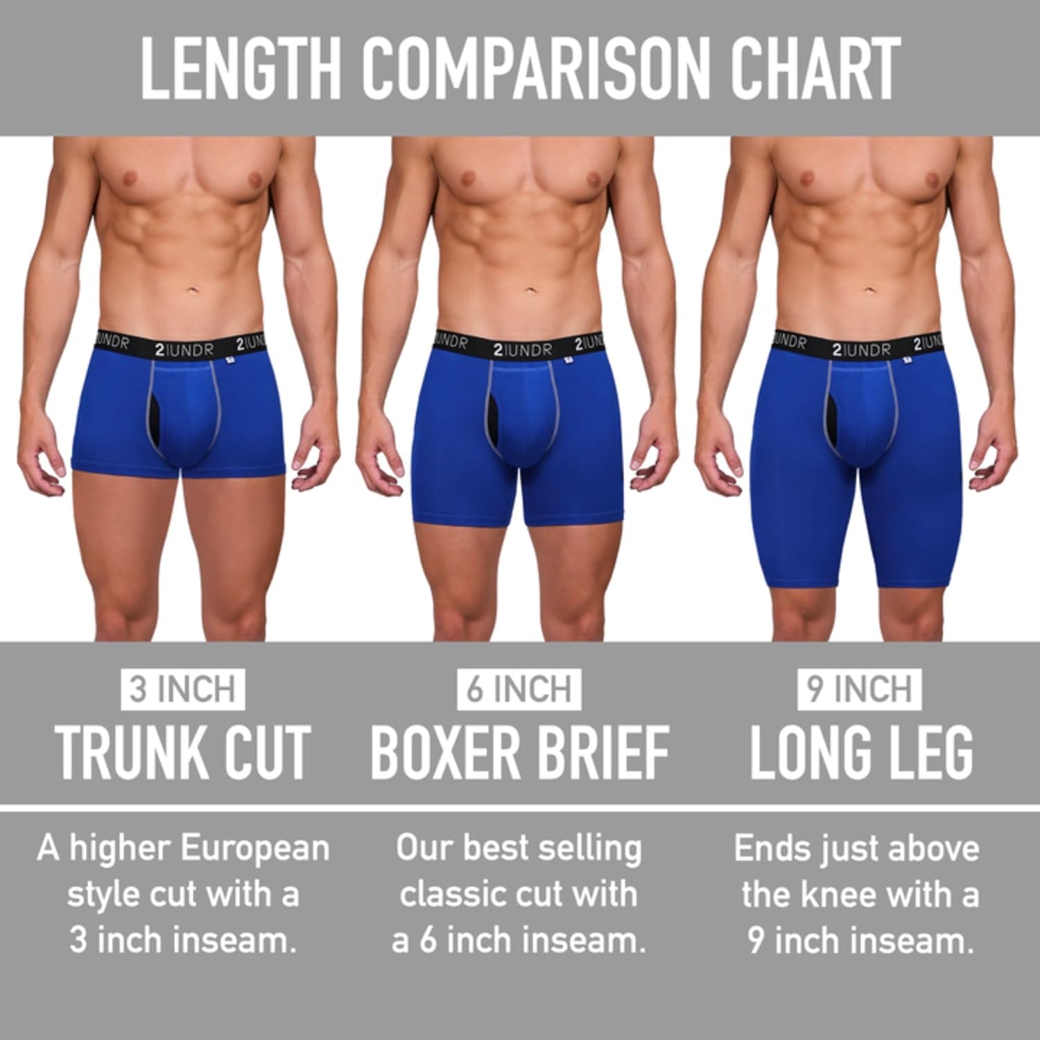 2UNDR Swing Shift Boxer Brief 3 Pack - Image 3