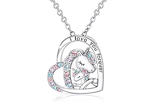 Personalized Unicorn Necklace - Magical Gift for Girls