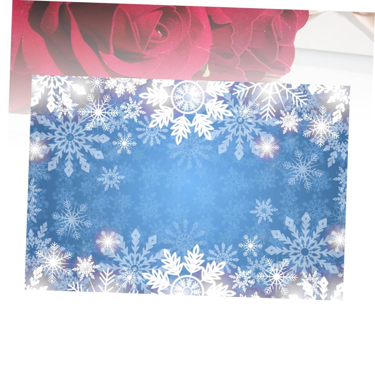 VILLCASE 1 Pz. Panno Fotografico Di Natale Sfondo Fotografico Per L'inverno Panno Per Sfondo Fotografico Sfondo Fiocco Di Neve