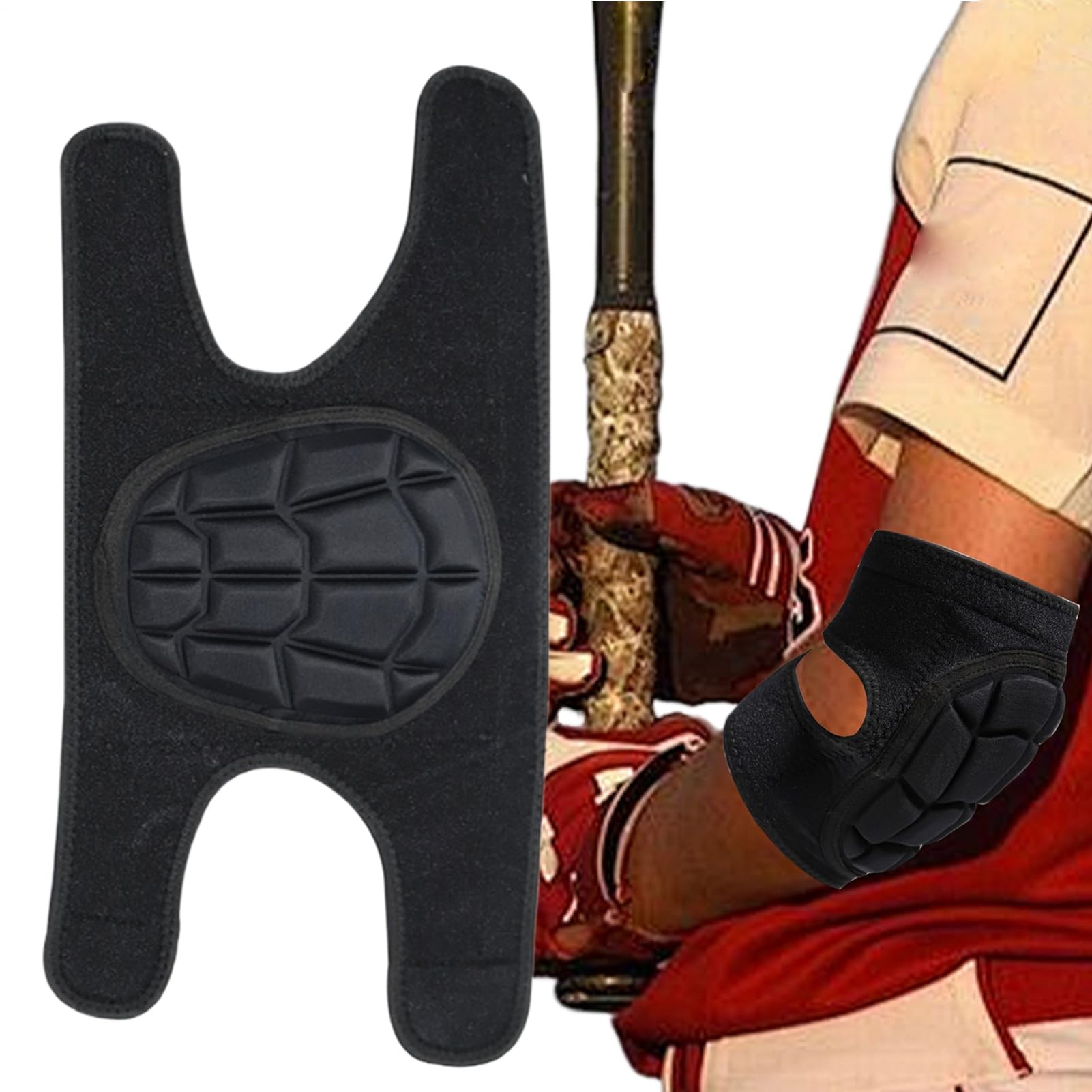 Coussin de coude antidérapant Baseball Softball Volley-ball - Protection avant-bras réglable