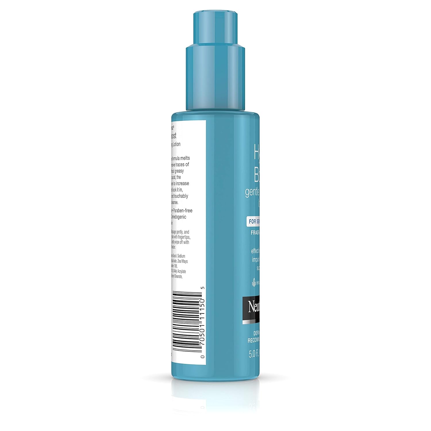 Neutrogena Hydro Boost Gentle Cleansing Lotion 5 Ounce Fragrance-Free (147ml)