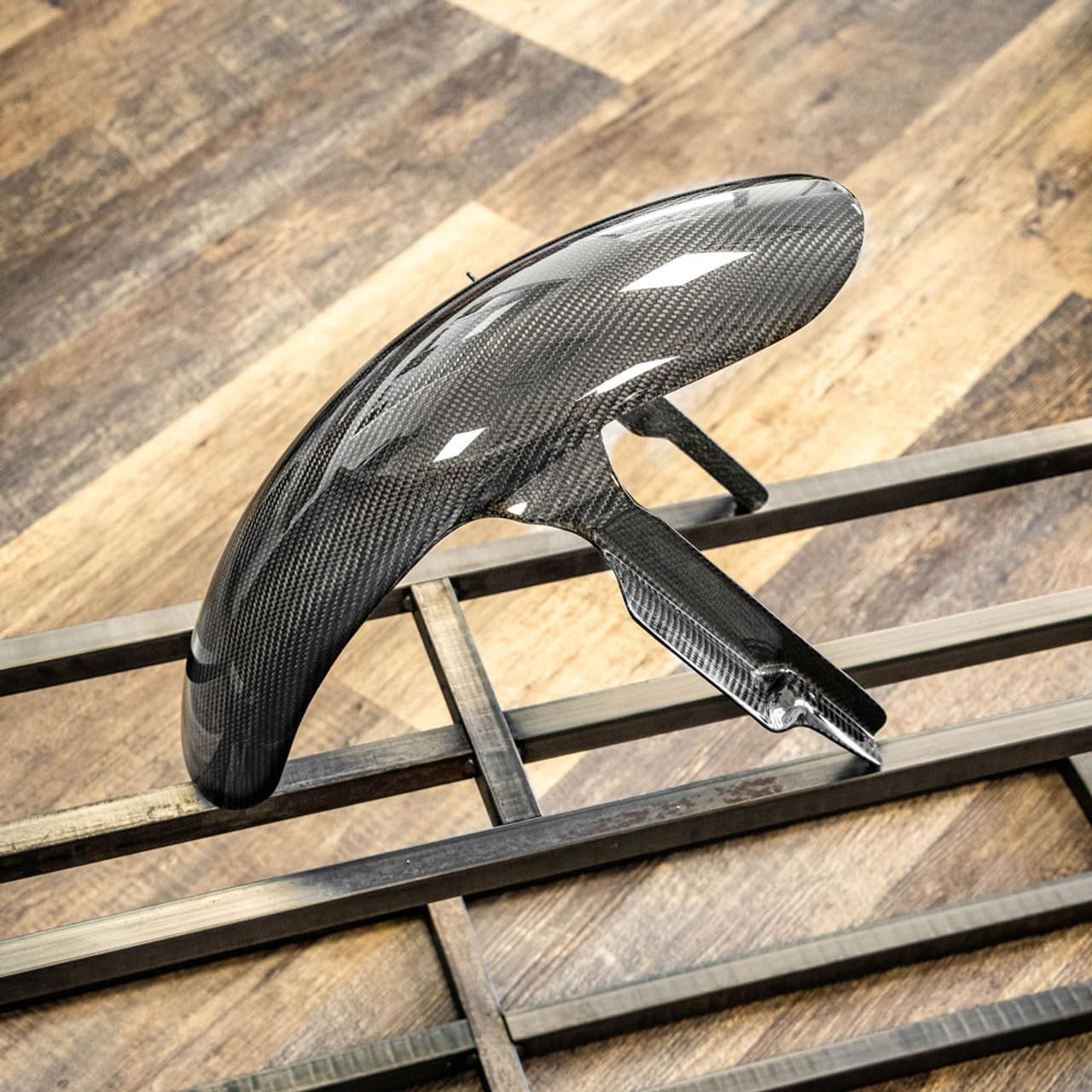 Carbon Fiber Front Fender Hugger For Harley Davidson Low Rider S & ST (2018-2024) - Gloss/Matt Finish