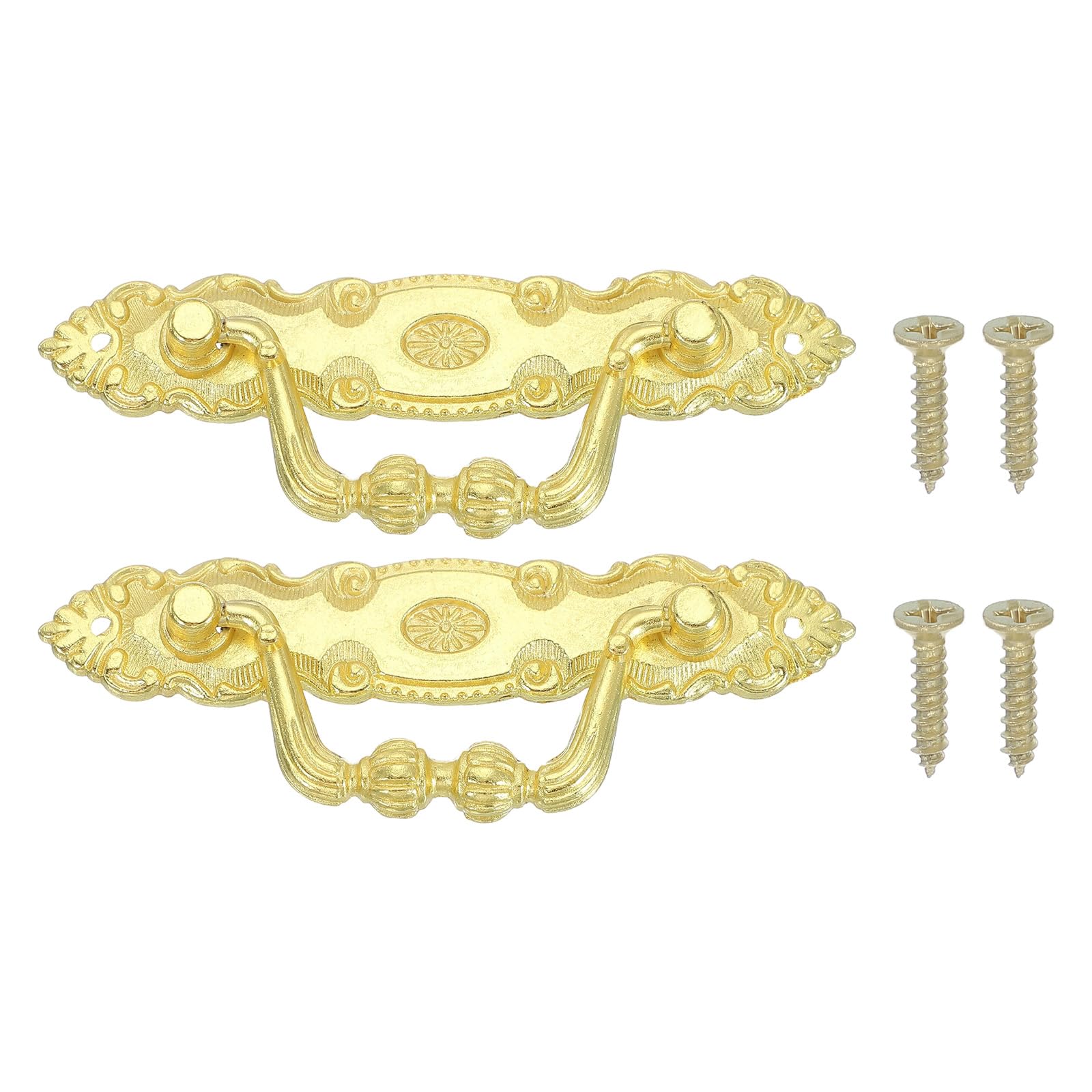 PATIKIL Vintage Decorative Handles 3.9x1.34