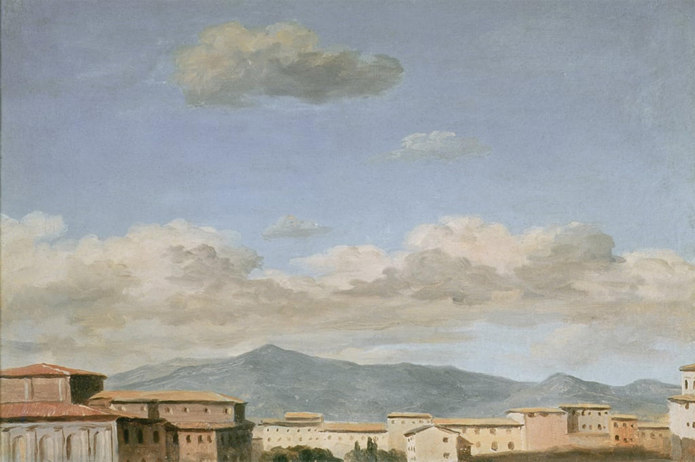ARTXLXXBN Famous Painting Art Wall Decor Abstract Art Picture Study of the Sky At Quirinal by Pierre Henri De Valenciennes Animal Pictures for Home Decor 60x90cm