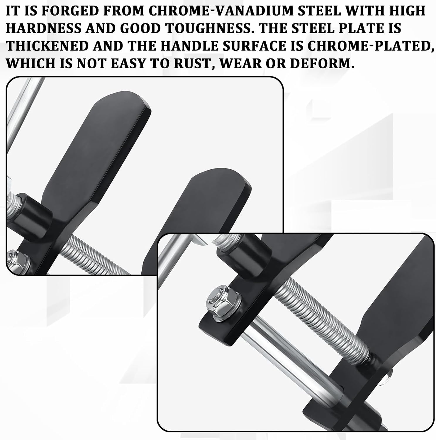 Brake Pad Spreader Tool Brake Caliper Hangers Caliper Compression Tool Heavy Duty Disc Brake Caliper Piston Pad Installation Spreader Tool for Car Truck SUV Motorcycle Universal Accessories