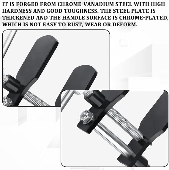 Brake Pad Spreader Tool Brake Caliper Hangers Caliper Compression Tool Heavy Duty Disc Brake Caliper Piston Pad Installation Spreader Tool for Car Truck SUV Motorcycle Universal Accessories