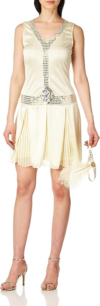 Amazon.com: Costume Culture Women's 20's Debutante Costume, Champagne,  Medium : Clothing, Shoes & Jewelry