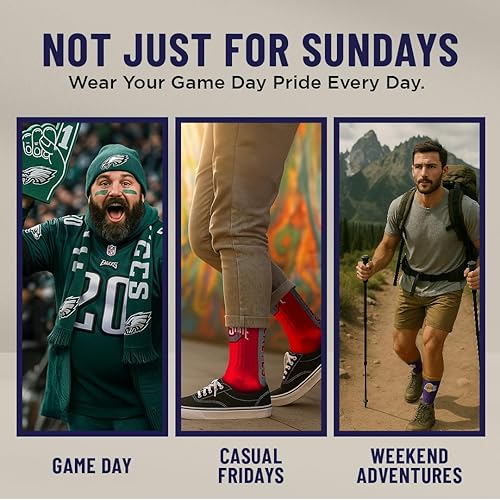 Miniatura 8 de For Bare Feet NFL - Calcetines unisex Mvp Crew Nfl L